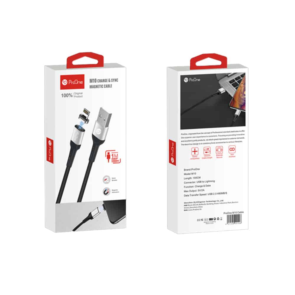کابل تبدیل USB به لایتنینگ پرووان مدل M10 طول 1متر - 