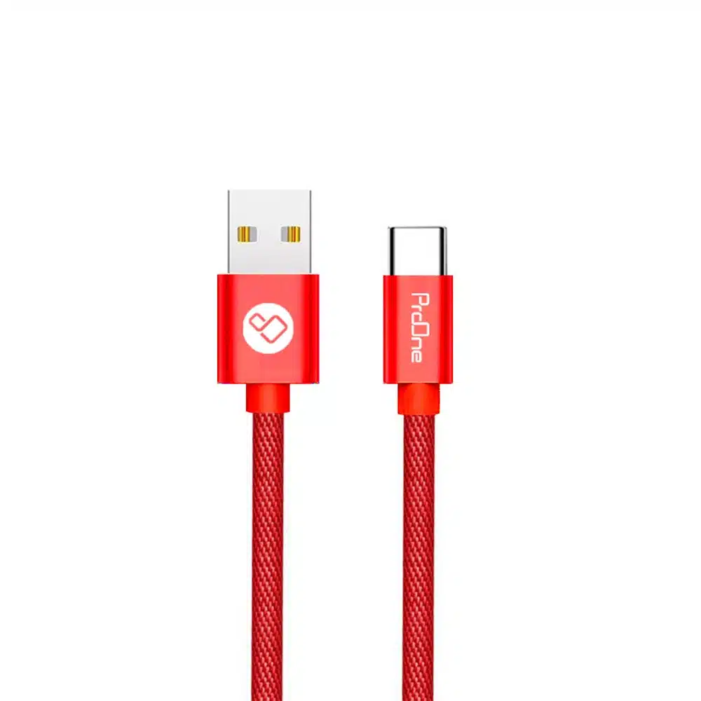 کابل تبدیل USB به USB-C پرووان مدل PCC130 طول 0.20 متر - 