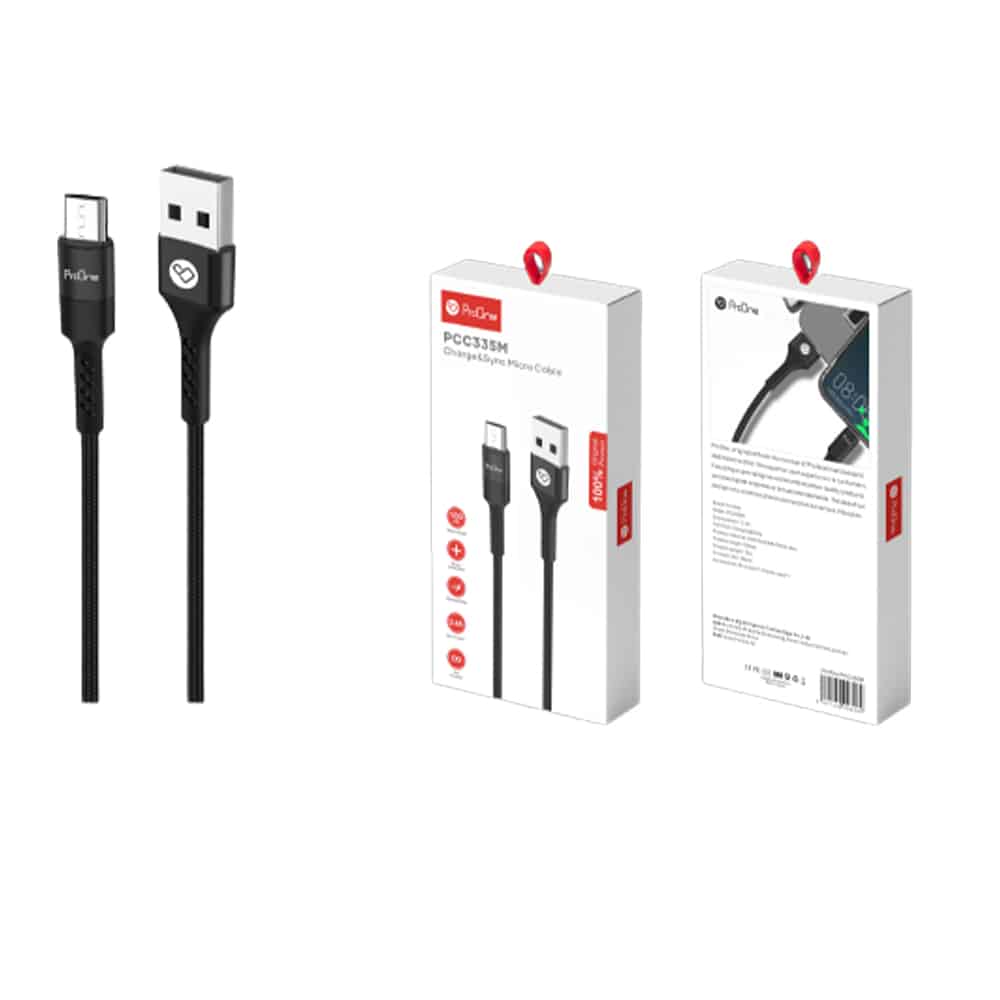 کابل تبدیل USB به MicroUSB پرووان مدل PCC335M طول 1 متر - 