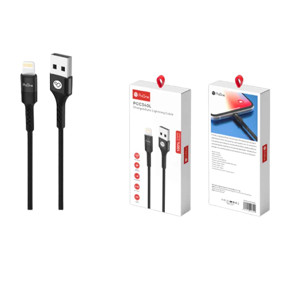 کابل تبدیل USB به لایتنینگ پرووان مدل PCC340L - 