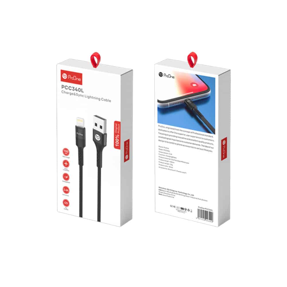 کابل تبدیل USB به لایتنینگ پرووان مدل PCC340L - 