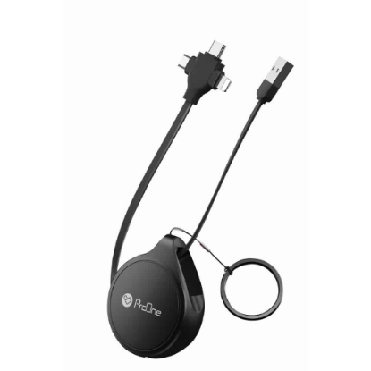 کابل تبدیل USB به USB-C / microUSB / لایتنینگ پرووان مدل PCC108R طول 1 متر - 