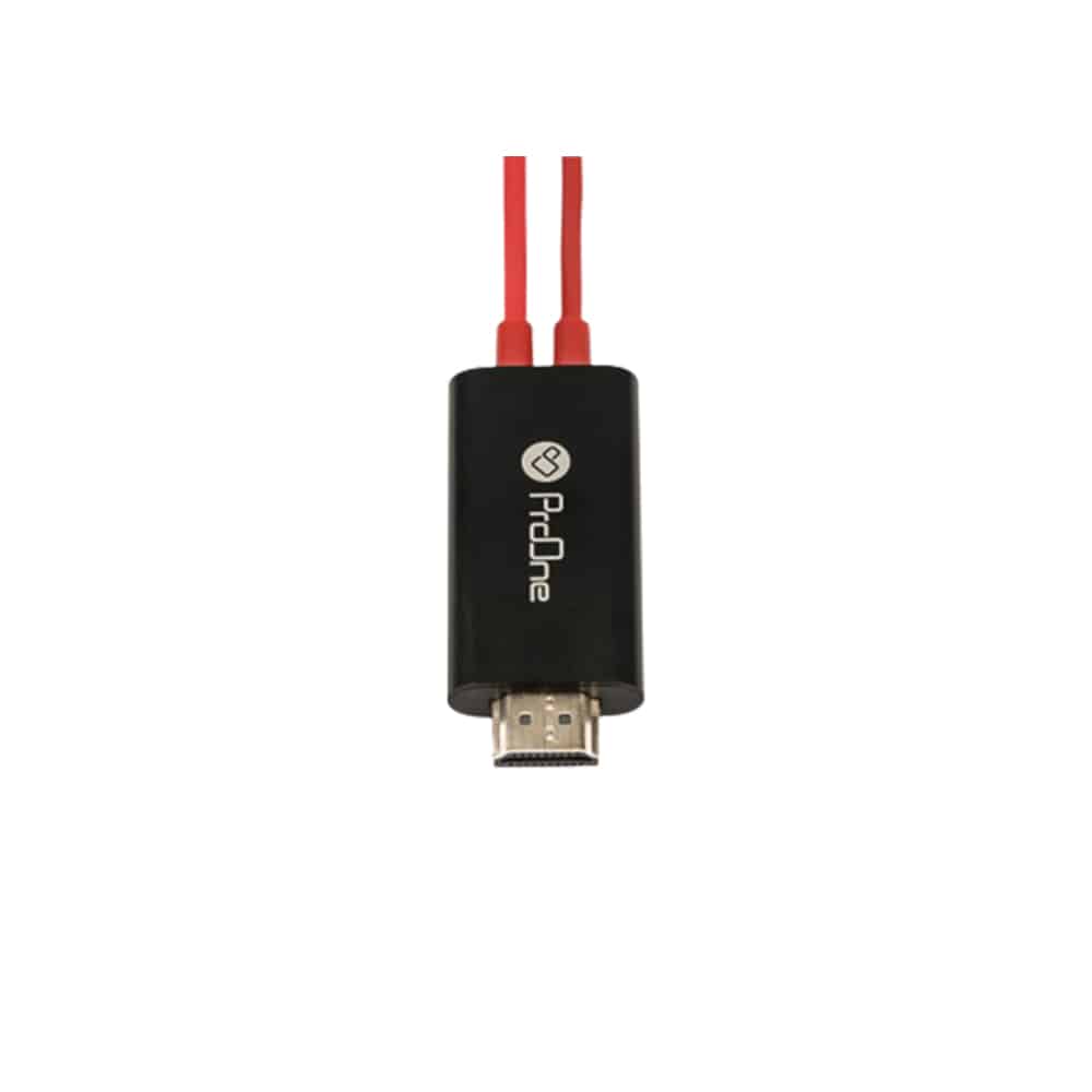 کابل تبدیل لایتنینگ به HDMI پرووان مدل PCH75 طول 1.8 متر - 