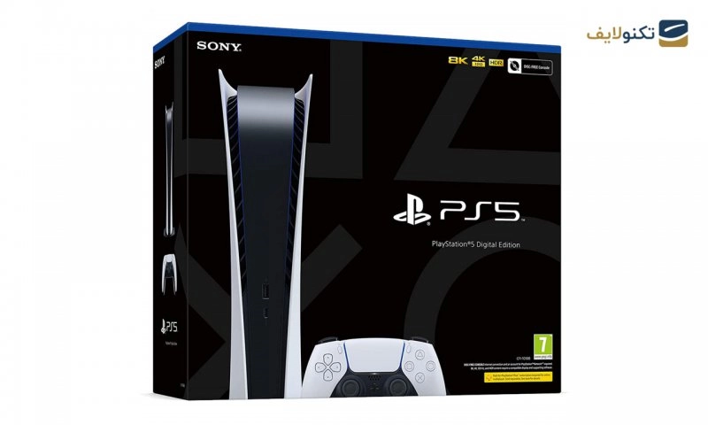 پلی استیشن 5 نسخه دیجیتال با دسته اضافه به همراه هدست و پایه شارژر - PS 5 Digital ed. With 2 Controller Headset & Charging Station