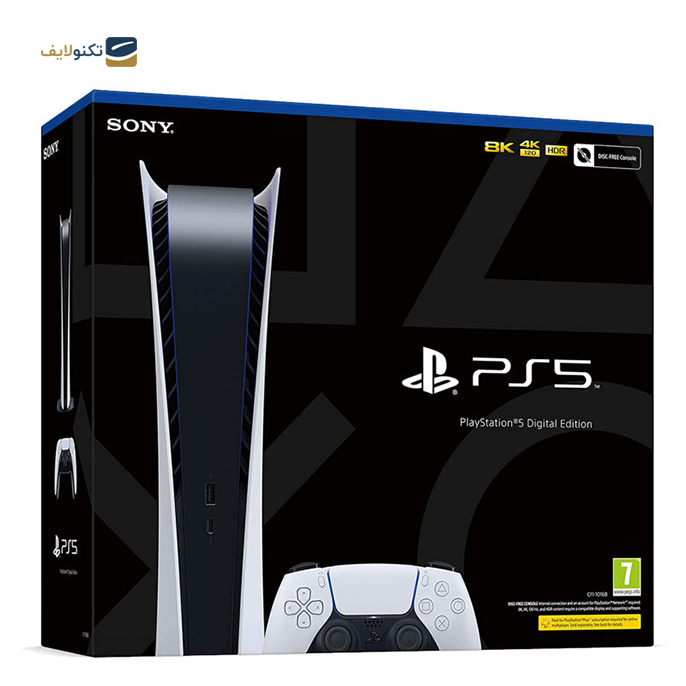 پلی استیشن 5 دیجیتال با دسته اضافه - PlayStation 5 Digital Edition with 2 Controllers