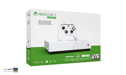 کنسول بازی مایکروسافت مدل Xbox One S ALL DIGITAL ظرفیت 1 ترابایت - 