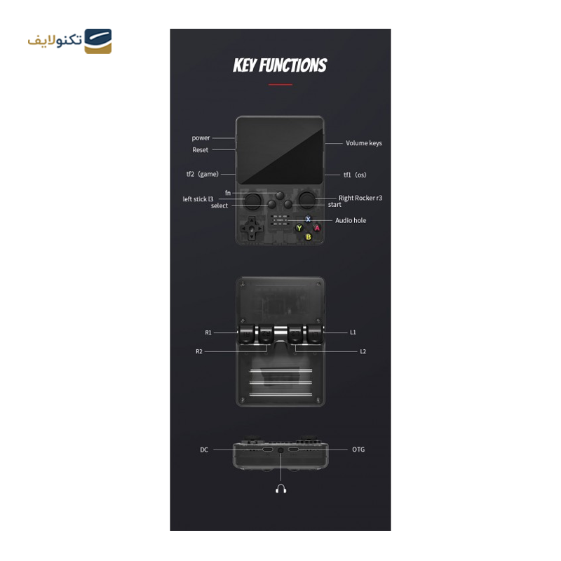 کنسول بازی دستی مدل R35S  - 