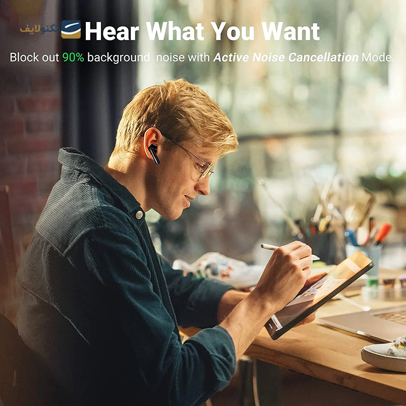 هندزفری بی سیم یوگرین WS106 مدل HiTune T3 90206 - UGREEN WS106-HiTune T3 90206 Wireless Handsfree