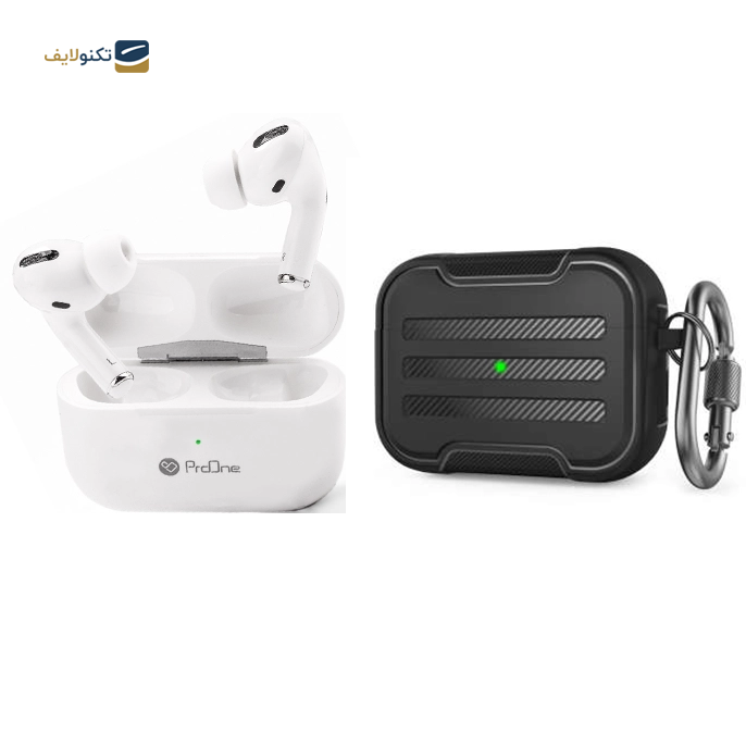 پک هندزفری بی سیم پرووان مدل R100 PRO و کاور کیس ایرپاد PRO CASE P - پک هندزفری بی سیم پرووان مدل R100 PRO و کاور کیس ایرپاد PRO CASE P