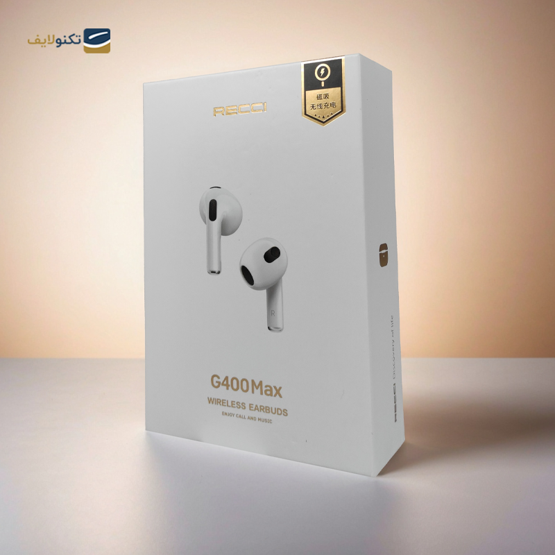 هندزفری بلوتوثی رسی مدل G400 MAX - Recci G400 MAX True bluetooth Earbuds
