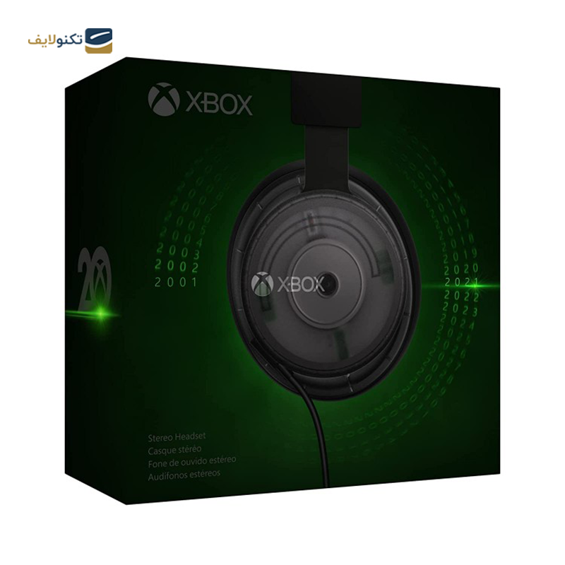 هدست سیمی گیمینگ مایکروسافت مدل Xbox 20th Anniversary Special Edition - Xbox Stereo Headset 20th Anniversary Special Edition