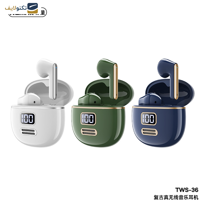 هندزفری بلوتوثی ریمکس مدل TWS-36 - 