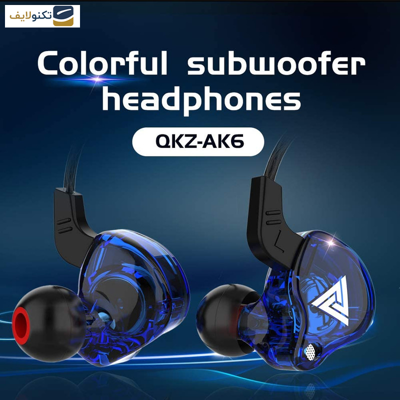 هدفون کیو کی زد مدل AK6 تایپ C - QKZ AK6 Type C in Ear Headphone