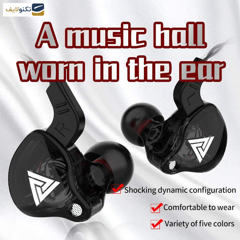 هدفون کیو کی زد مدل AK6 تایپ C - QKZ AK6 Type C in Ear Headphone