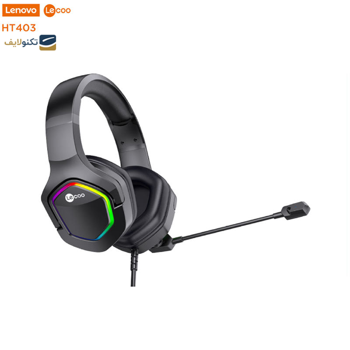  هدفون با سیم گیمینگ لنوو مدل Lecoo HT403 - Lenovo Lecoo HT403 gaming headphone