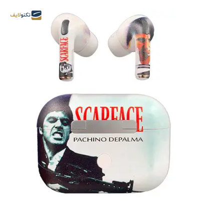 هندزفری بلوتوثی مدل (AirPod Pro 2 Art Series (Scarface - طرح اپل - AirPod Pro 2 Art Series Handsfree