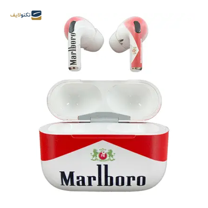 هندزفری بلوتوثی مدل (AirPod Pro 2 Art Series (Marlboro Red - طرح اپل - AirPod Pro 2 Art Series Handsfree