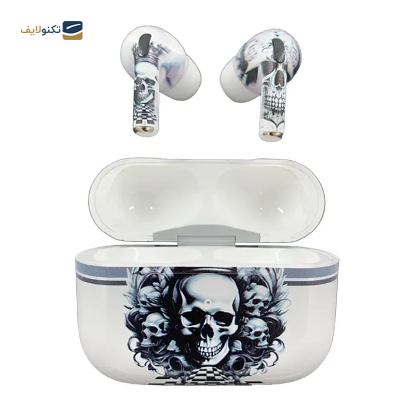 هندزفری بلوتوثی مدل (AirPod Pro 2 Art Series (Skull - طرح اپل - AirPod Pro 2 Art Series Handsfree