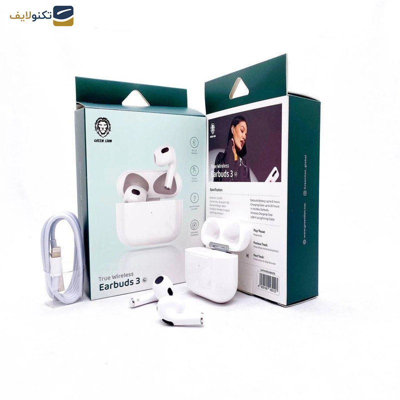 هندزفری بلوتوثی گرین لاین مدل Earbuds 3 GNTWIRGNBUD3 - 