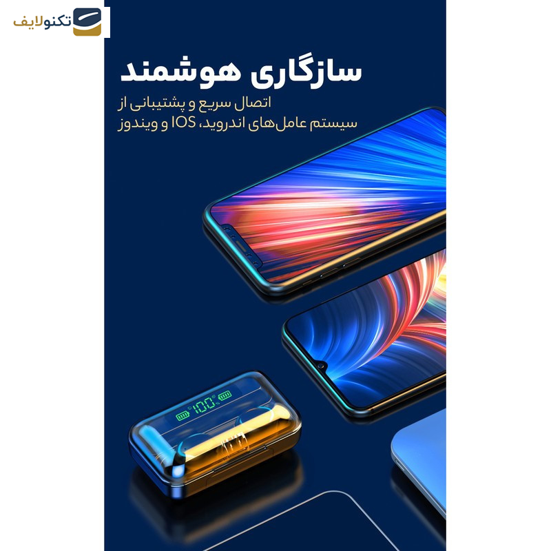 هندزفری بلوتوثی مدل F10New-2024 - 