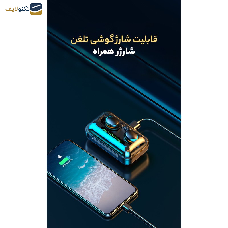 هندزفری بلوتوثی مدل F10New-2024 - 