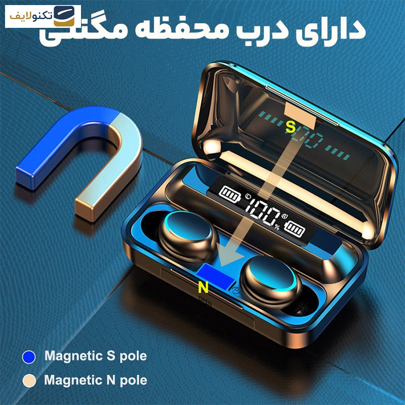 هندزفری بلوتوثی مدل F10New-2024 - 