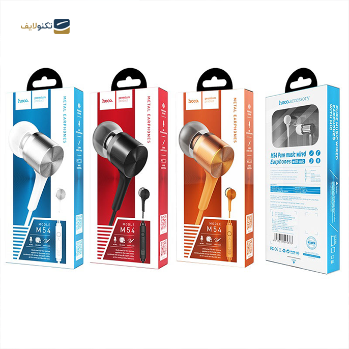  هندزفری با سیم هوکو مدل M54 - Wired earphones 3.5mm