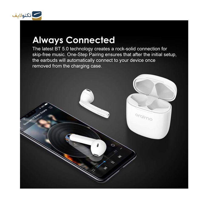 هندزفری بی سیم اُرایمو مدل MAH FREEPODS 2 - Oraimo MAH FREEPODS 2 Wireless Headphone