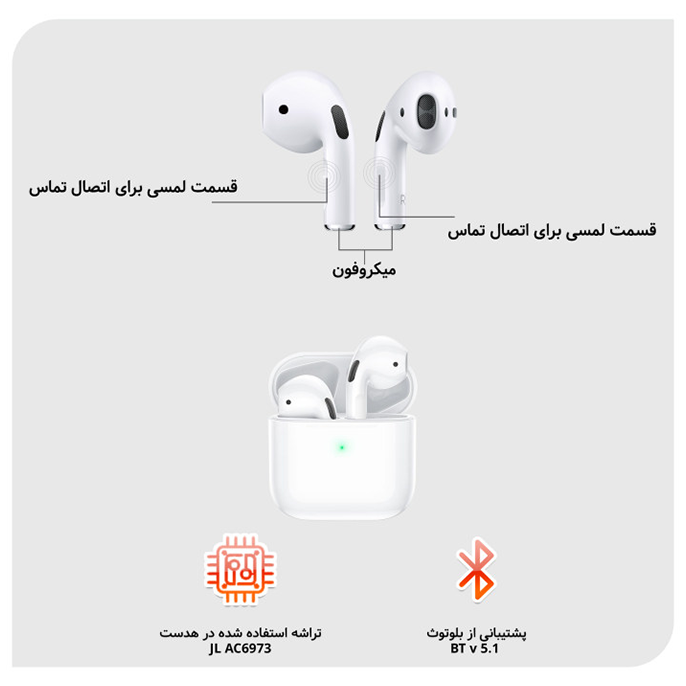 هندزفری بی سیم هوکو مدل EW03 Plus - هندزفری بی سیم هوکو مدل EW03 Plus