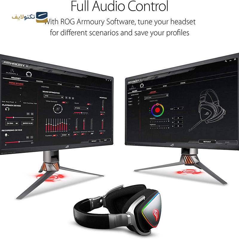 هدفون گیمینگ با سیم ایسوس مدل ROG Delta  - Asus ROG Delta Wired Gaming Headset