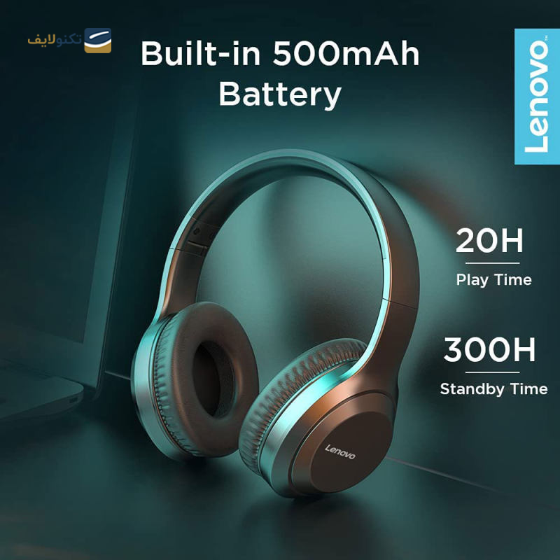 هدفون بی سیم لنوو مدل HD100  - Lenovo HD100 Wireless Headphone