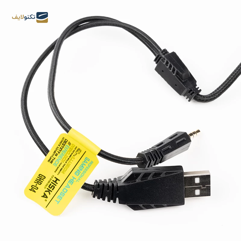 هدفون گیمینگ هیسکا مدل GHR-04 - HISKA GHR-04 Gaming Headphones