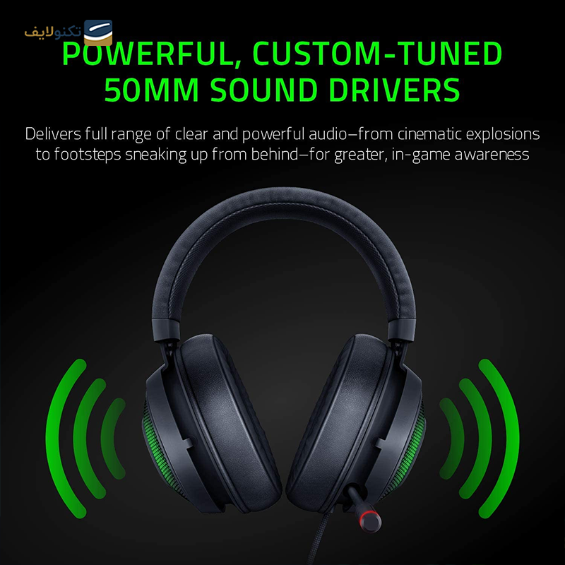 هدفون با سیم گیمینگ ریزر مدل Kraken Ultimate - Razer Kraken Ultimate Razer Headset