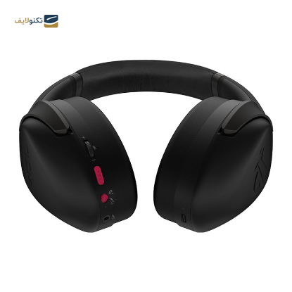 هدفون گیمینگ بی سیم ایسوس مدل ROG STRIX GO 2.4 Electro Punk - Asus ROG STRIX GO 2.4 Electro Punk Wireless Gaming Headset