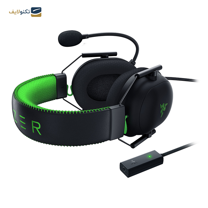 هدفون با سیم گیمینگ ریزر مدل Blackshark V2 Special Edition به همراه USB Sound Card - BlackShark V2 Razer Headset