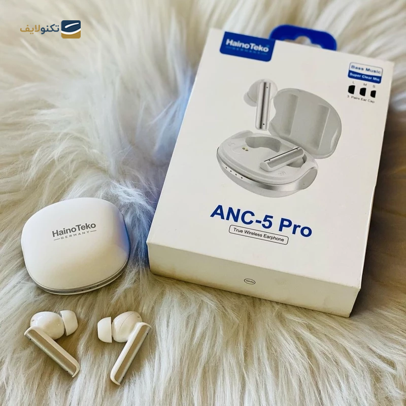هندزفری بلوتوثی هاینو تکو مدل ANC-5 Pro - Haino Teko ANC-5 Pro bluetooth Earbuds
