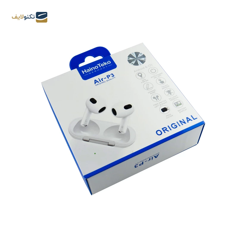 هندزفری بلوتوثی هاینو تکو مدل Air-P3 - Haino Teko Air-P3 bluetooth Earbuds