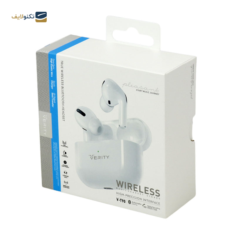 هندزفری بلوتوثی وریتی مدل V-T90 - Verity V-T90 Bluetooth Earbuds