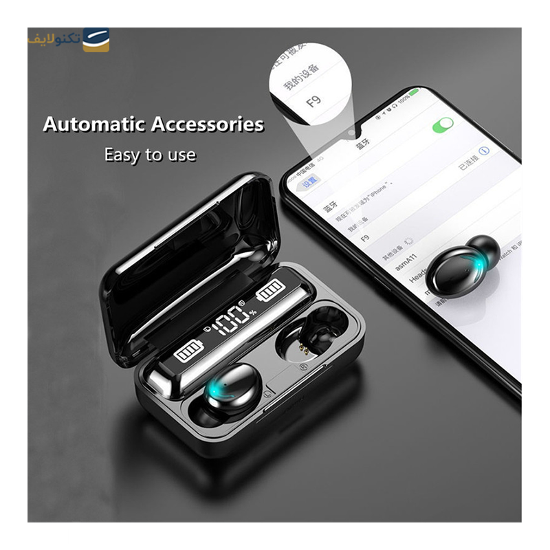 هندزفری بلوتوثی مدل TWS F9-5 - TWS F9-5 bluetooth Earbuds