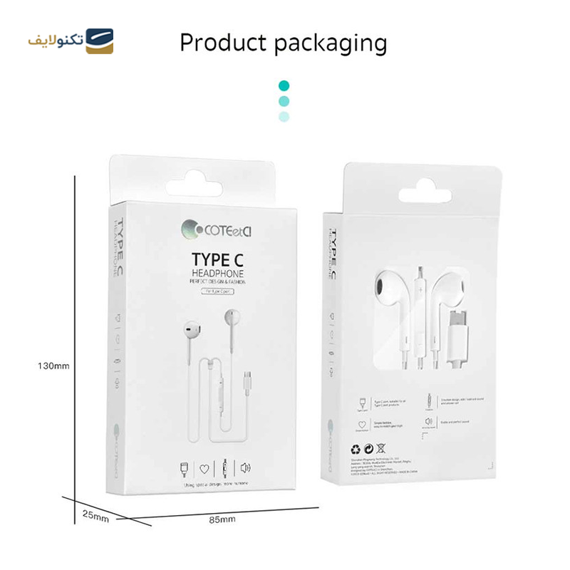 هندزفری سیمی کوتتسی مدل CS5189 - Coteetci CS5189 Wired headphone