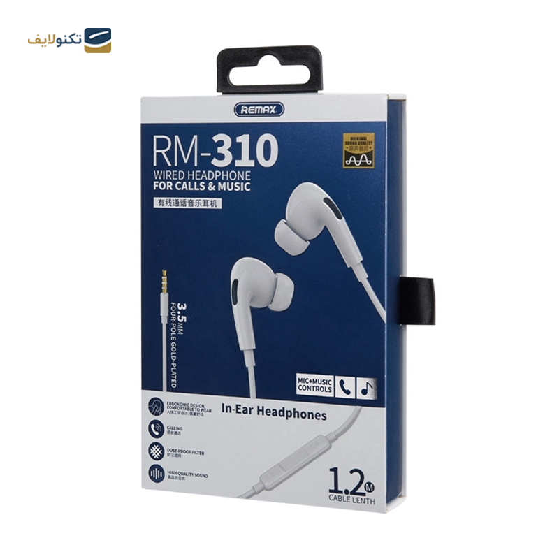 هندزفری سیمی ریمکس مدل RM-310 - Remax RM-310 Handsfree