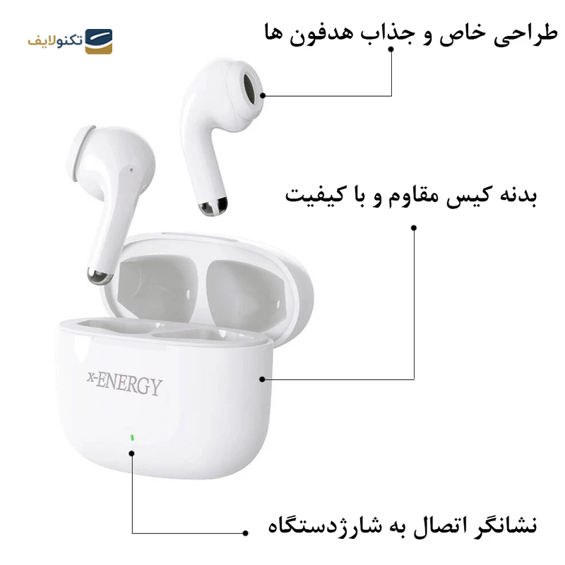 هندزفری بلوتوثی ایکس انرژی مدل X-04 - X-Energy X-04 bluetooth Earbuds