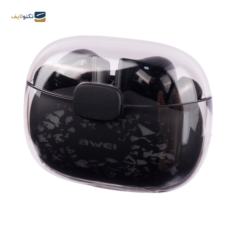 هندزفری بلوتوثی اوی مدل T52 Pro Glass Pattern - Awei T52 Pro Glass Pattern Bluetooth Earbuds