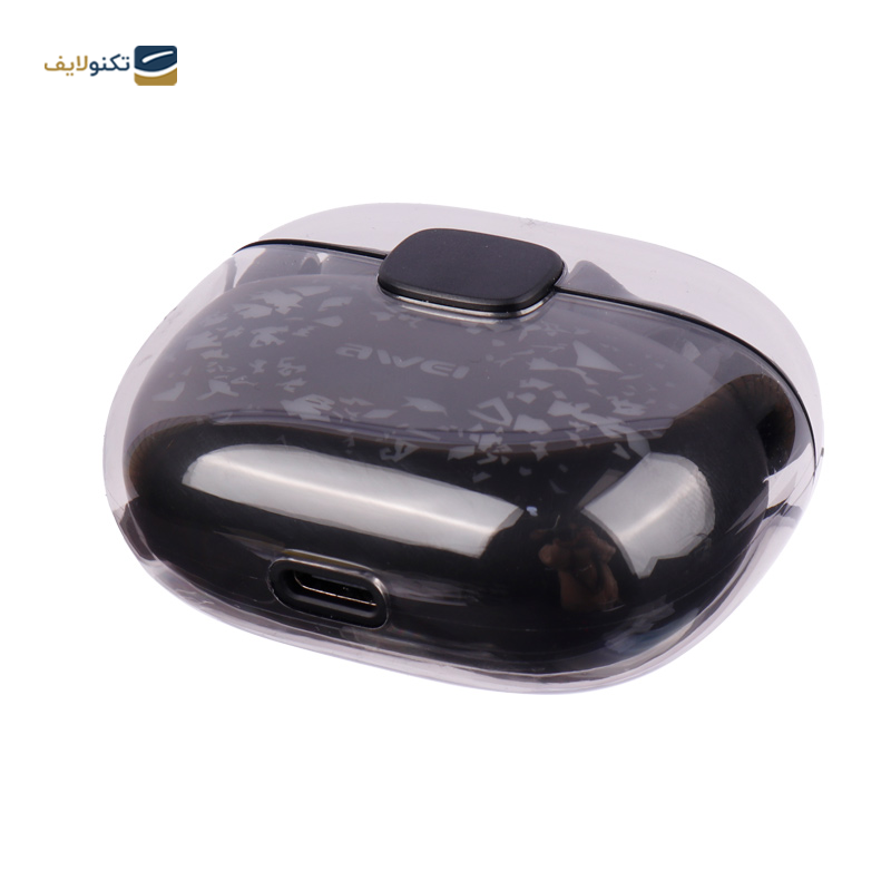 هندزفری بلوتوثی اوی مدل T52 Pro Glass Pattern - Awei T52 Pro Glass Pattern Bluetooth Earbuds