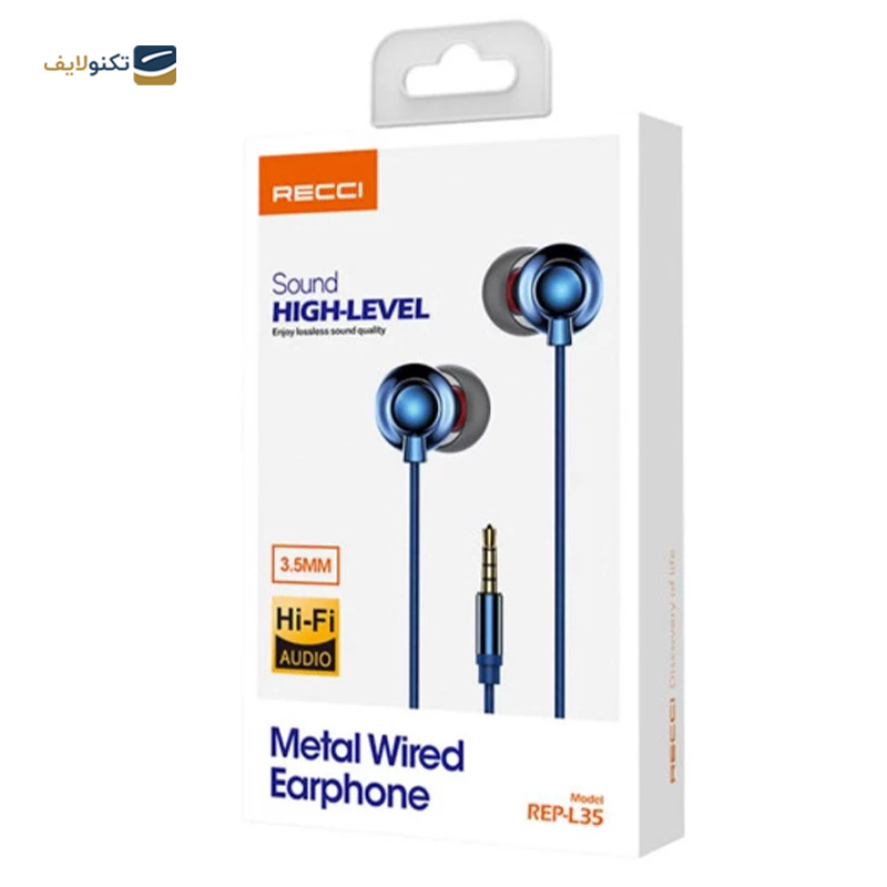 هندزفری سیمی رسی مدل REP-L35 - Recci REP-L35 Handsfree