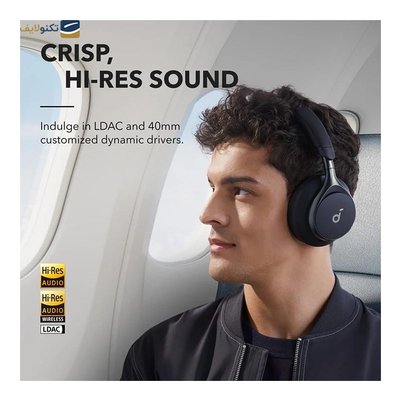 هدفون بی سیم انکر مدل Soundcore Space One A3035 - Anker Soundcore Space One A3035 Wireless Headphone