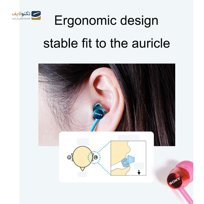 هندزفری سونی مدل MDR-EX155AP - Sony MDR-EX155AP Black Handsfree