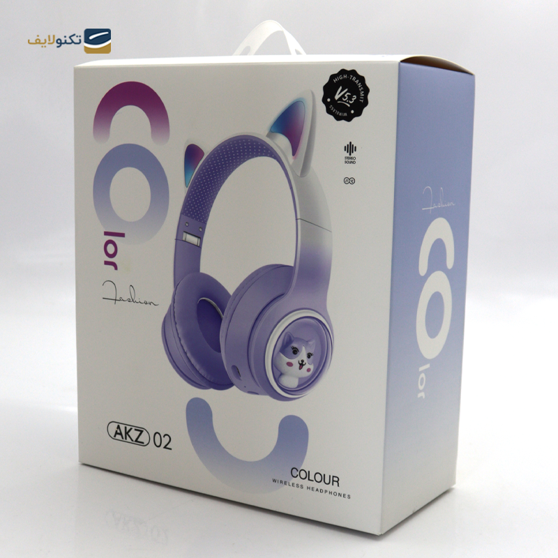 هدفون بی سیم مدل AKZ02 CAT - AKZ02 CAT Wireless headphones