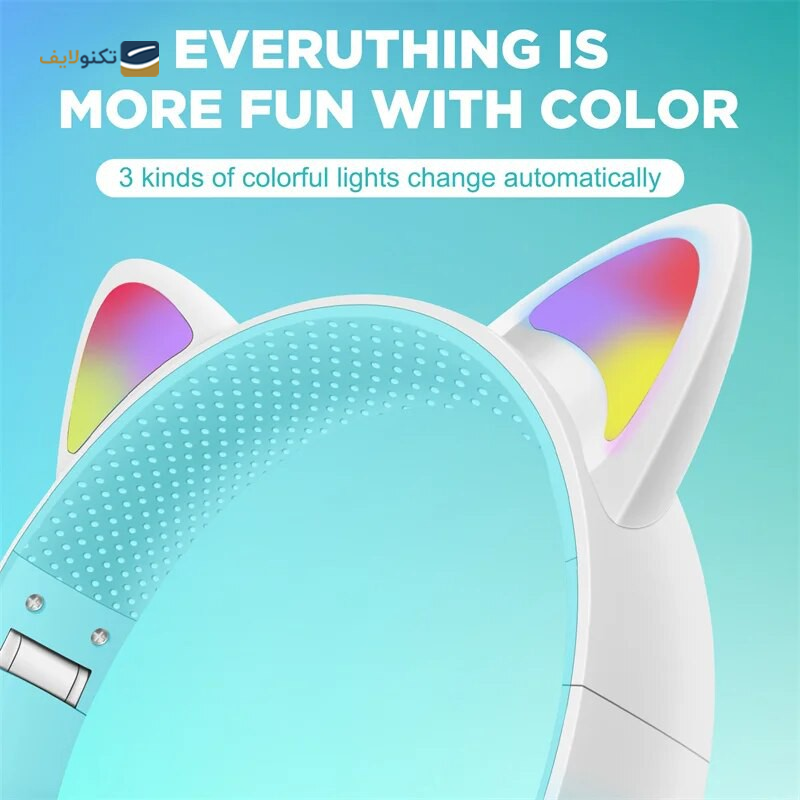 هدفون بی سیم مدل AKZ02 CAT - AKZ02 CAT Wireless headphones