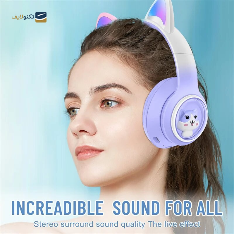 هدفون بی سیم مدل AKZ02 CAT - AKZ02 CAT Wireless headphones